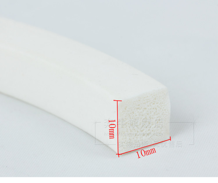 Pedalling sealing machine original fitting silicon sponge upper press strip artificial square sealing strip sponge high temperature resistant layering