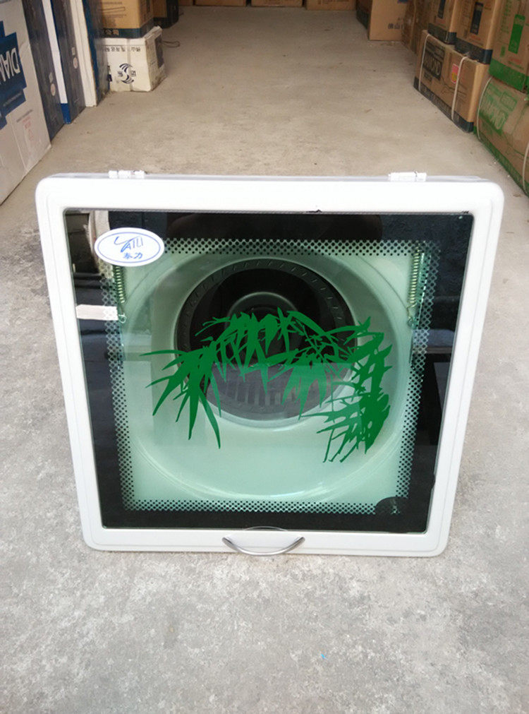10-inch exhaust fan, turbine fume exhaust fan, glass turbo ventilation fan, simple kitchen fume fan