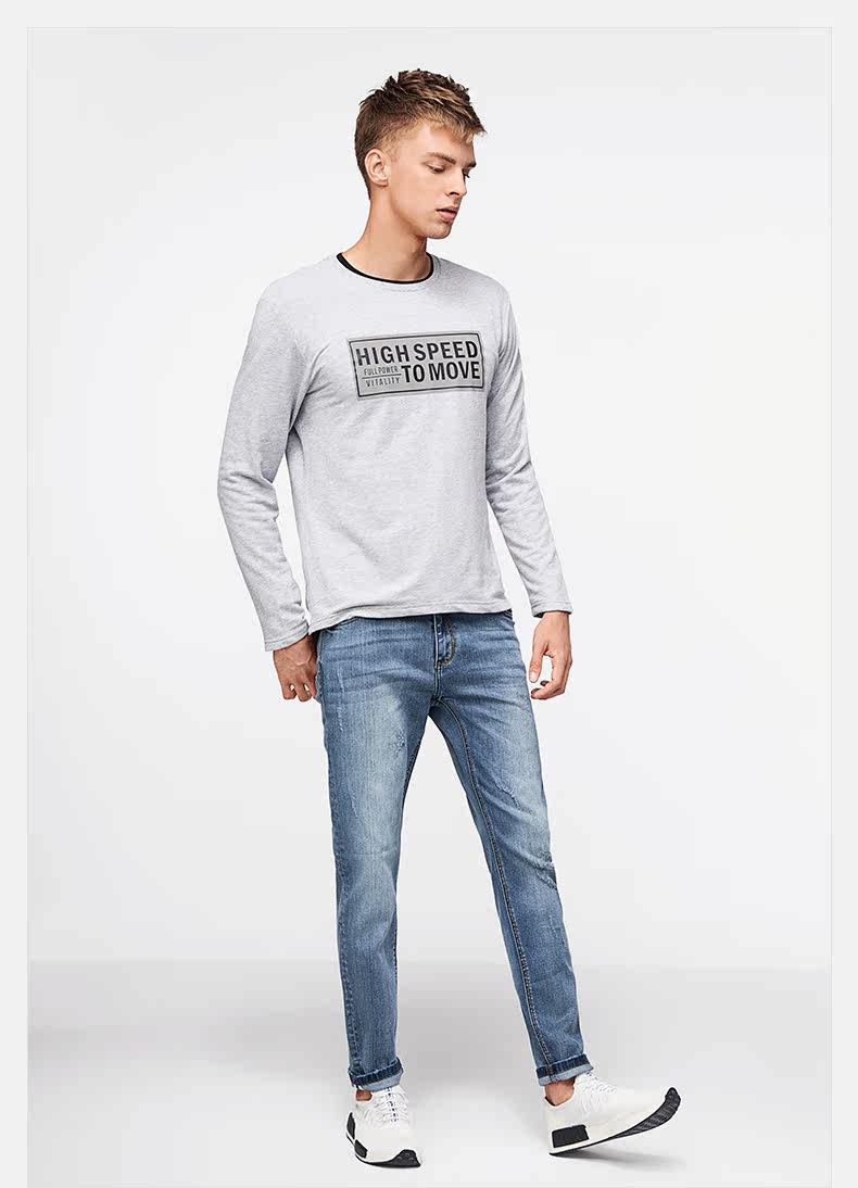 Jeans pour jeunesse en coton ammoniac pour automne - Ref 1481245 Image 18