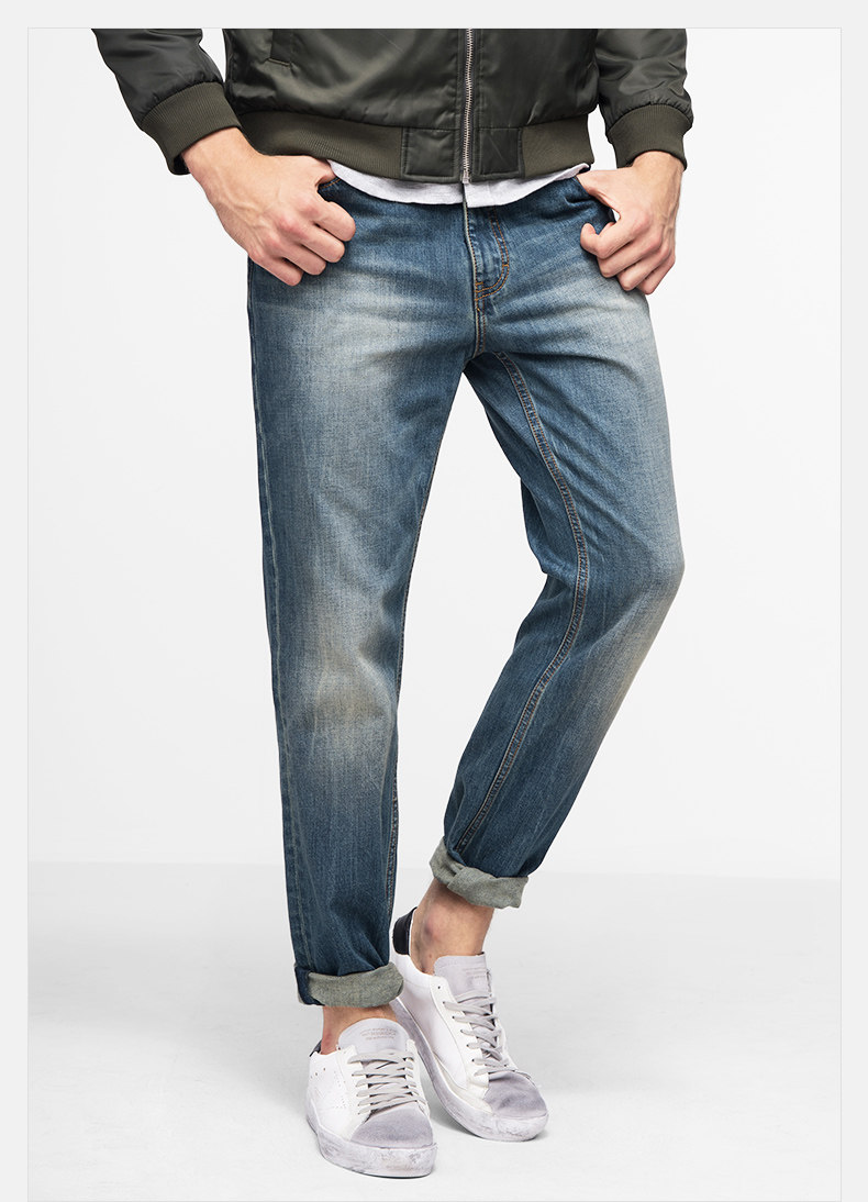 Jeans pour jeunesse droite en vrac en coton pour automne - Ref 1481279 Image 18