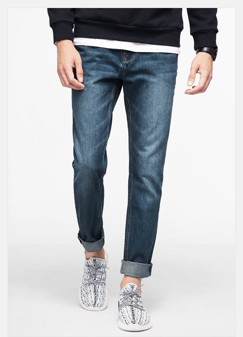 Jeans pour jeunesse coupe droite pour automne - Ref 1481226 Image 17