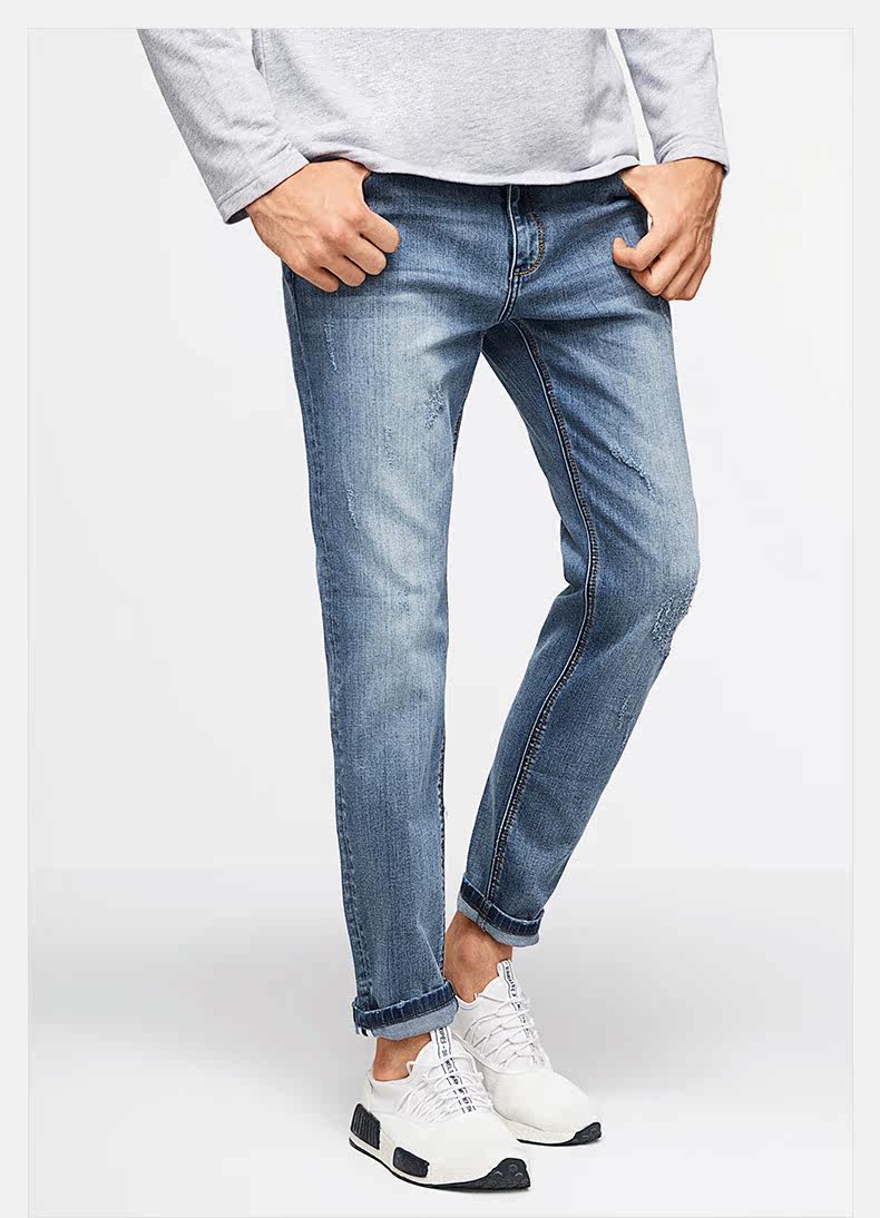 Jeans pour jeunesse en coton ammoniac pour automne - Ref 1481245 Image 17