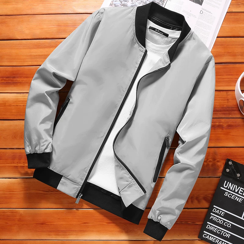 Men's spring jacket for leisure, baseball thin uniform, 2025 years