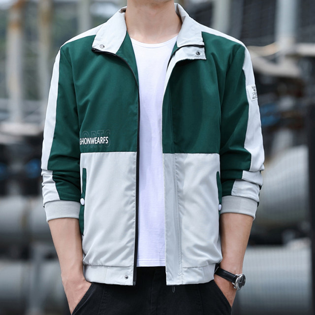 2023 ພາກຮຽນ spring ໃຫມ່ຜູ້ຊາຍເຮັດວຽກ Jacket ຜູ້ຊາຍແບບເກົາຫຼີ Trendy Casual Windbreaker Versatile Jacket ເຄື່ອງນຸ່ງຜູ້ຊາຍ