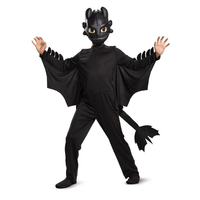 Toothless Dragon Rider Dinosaur Onesie Children's Toothless Halloween Black Dragon Costume Purim Festival Toothless Dragon Rider Dinosaur Onesie Children's Toothless Halloween Black Dragon Costume Purim Festival