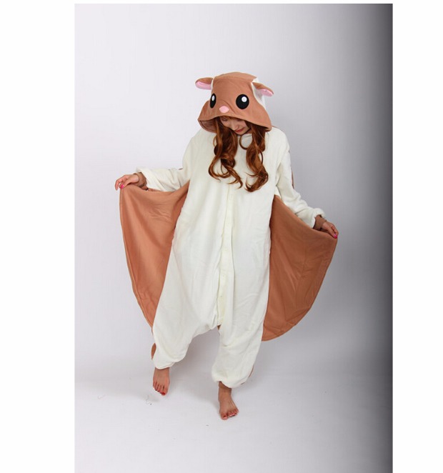 Chuột bay một mảnh đồ ngủ hoạt hình jumpsuit động vật jieie kigurumi cặp đôi nam nữ áo ngủ nam