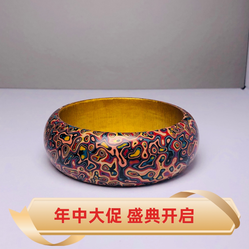 (Large Lacquer Bracelet) Unborn Lacquer Ware Gift Intangible Cultural Heritage Gift Fuzhou Sanbao Specialty Craft Gift Mid-Autumn Festival Gift
