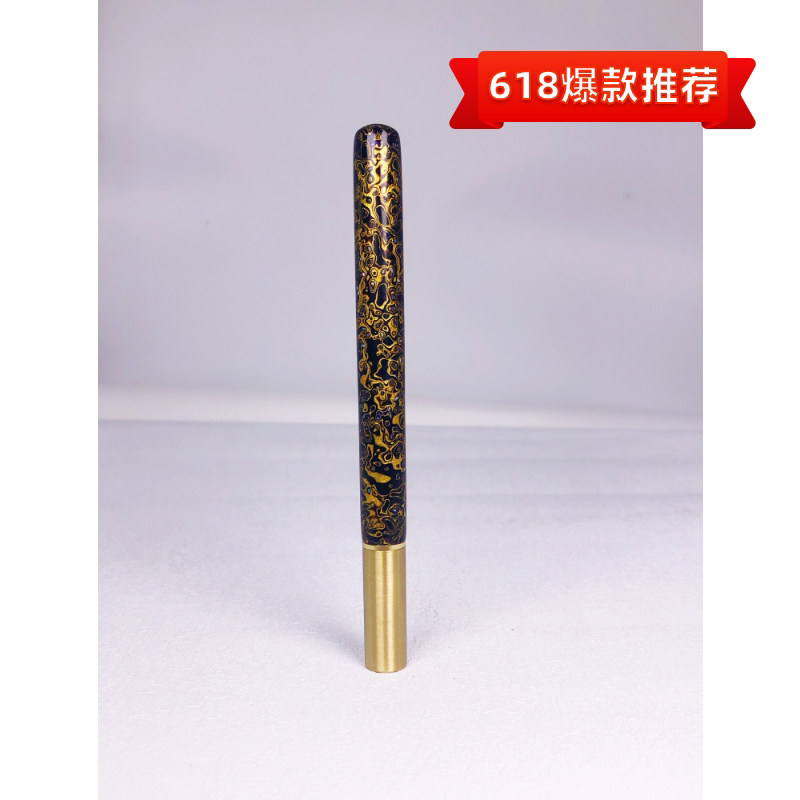 Fuzhou Traditional De-Tire Lacquerware Big Lacquer Signature Pen Craft Gift Pendulum with Chinese Wind Featured Gift Giving old Outer Gift Handmade