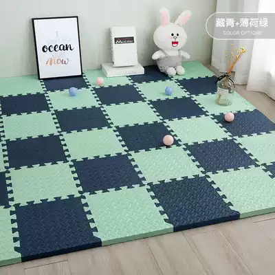 Baby foam floor mat 60X60 home bedroom stitching mat puzzle baby large climbing pad anti-drop thickening