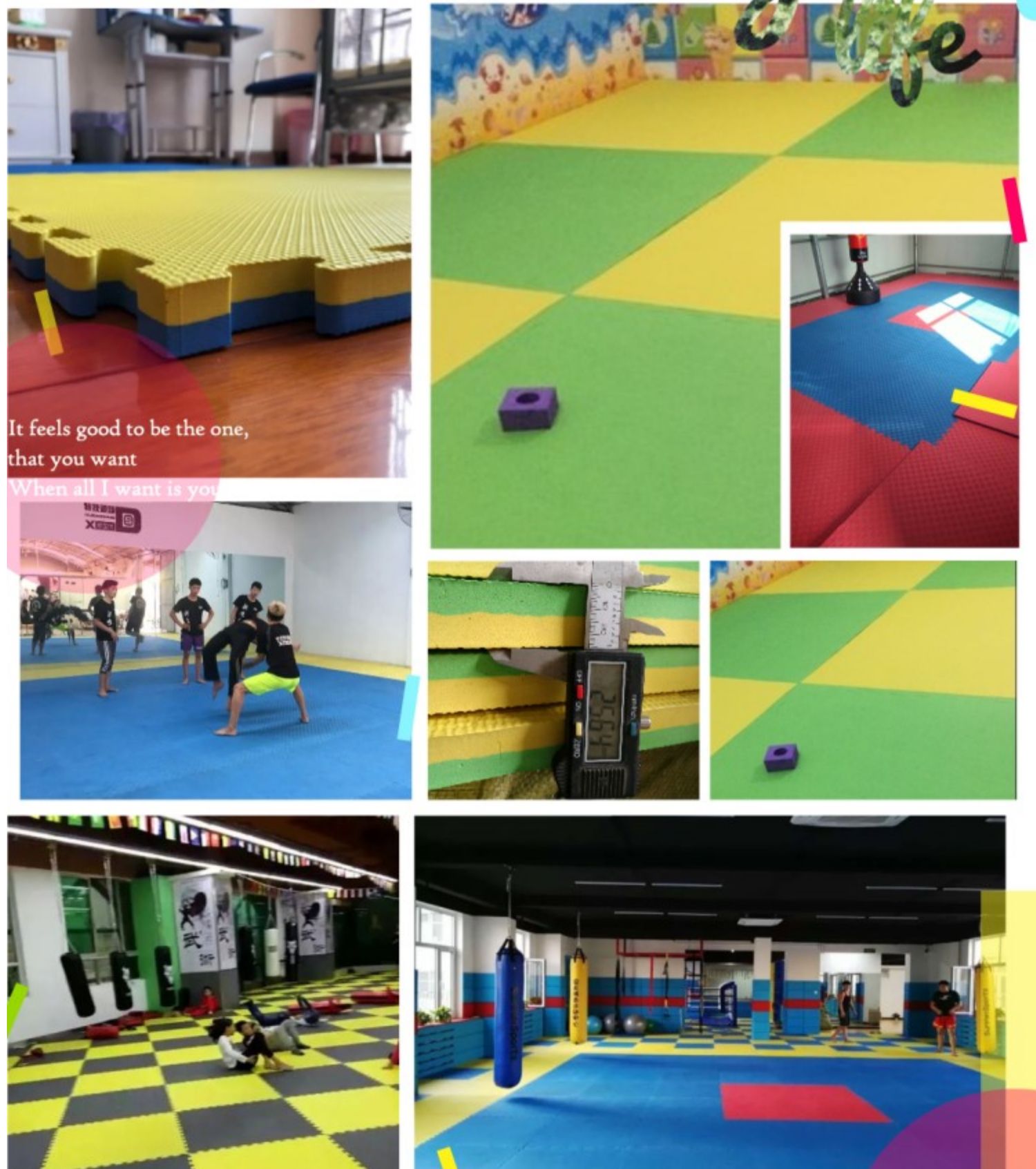Thả kháng bọt câu đố Thảm một mét dày x1 Mega lớn 100x100 hai mặt chống trượt thảm sàn khảm - Thảm sàn thảm xpe