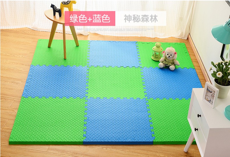 Thảm xốp cho bé 60X60 phòng ngủ gia đình khâu mat câu đố bé lớn bò mat chống rơi dày thảm xốp gấp gọn
