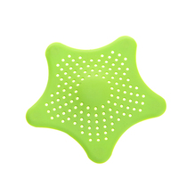 Starfish-shaped silicone floor drain filter hair debris anti-clogging floor drain sink water drain