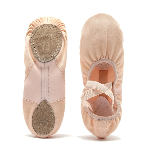 Танцевальная обувь женская мягкая базовая тестовая танцевальная балет.