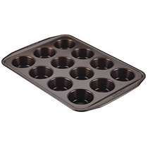 Circulon Nonstick Bakeware 12-Cup Muffin Pan Chocol