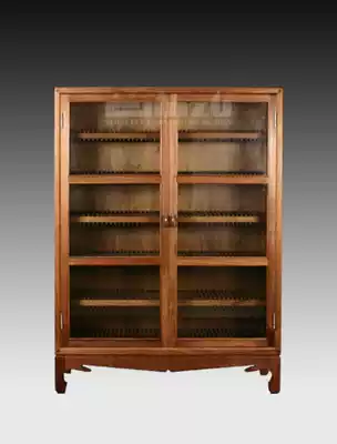 Noble audio rack WCD-288 CD cabinet Blu-ray cabinet Black walnut disc storage cabinet