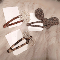 Han - feng pearl hairpield simple fashion butterfly flower BB with elegant cloth - side jacket hairpin hair decoration