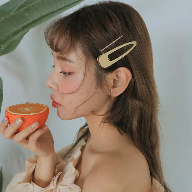 Japanese retro all-match style popular hair clip for women with broken hair bangs clip hair clip hair edge clip headwear