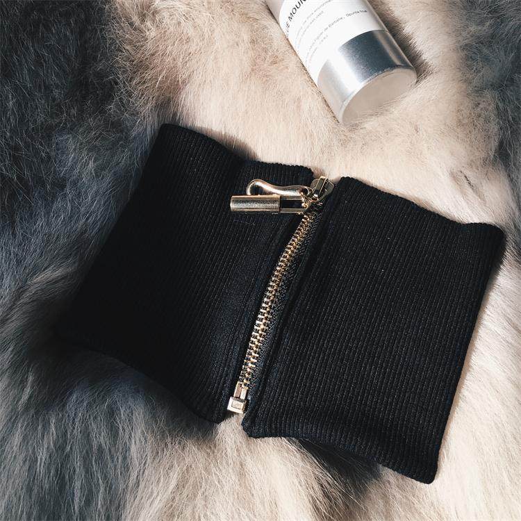 Autumn-winter metal pull-up wide neck collar male and female high collar knit false collar 100 hitch neck jacket head hair care wool line scarf