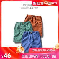 Quần áo trẻ em Bambia 2019 hè bé trai quần short cotton trẻ em quần mùa hè trẻ em quần thường quần mỏng - Quần đồ bé gái