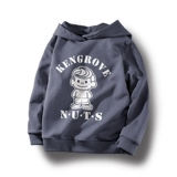 Хлопковая осенняя детская толстовка для мальчиков с капюшоном, детская одежда, подходит для подростков, в западном стиле