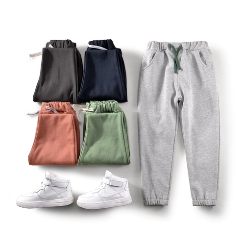 Осенние хлопковые детские штаны для мальчиков, детская одежда, подходит для подростков