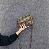 Hong Kong Pouch Pack 2022 New Japan-ROK Fashion Gig Bird G Casual Small Square Bag Single Shoulder Genuine Leather Diagonal Satchel Bag