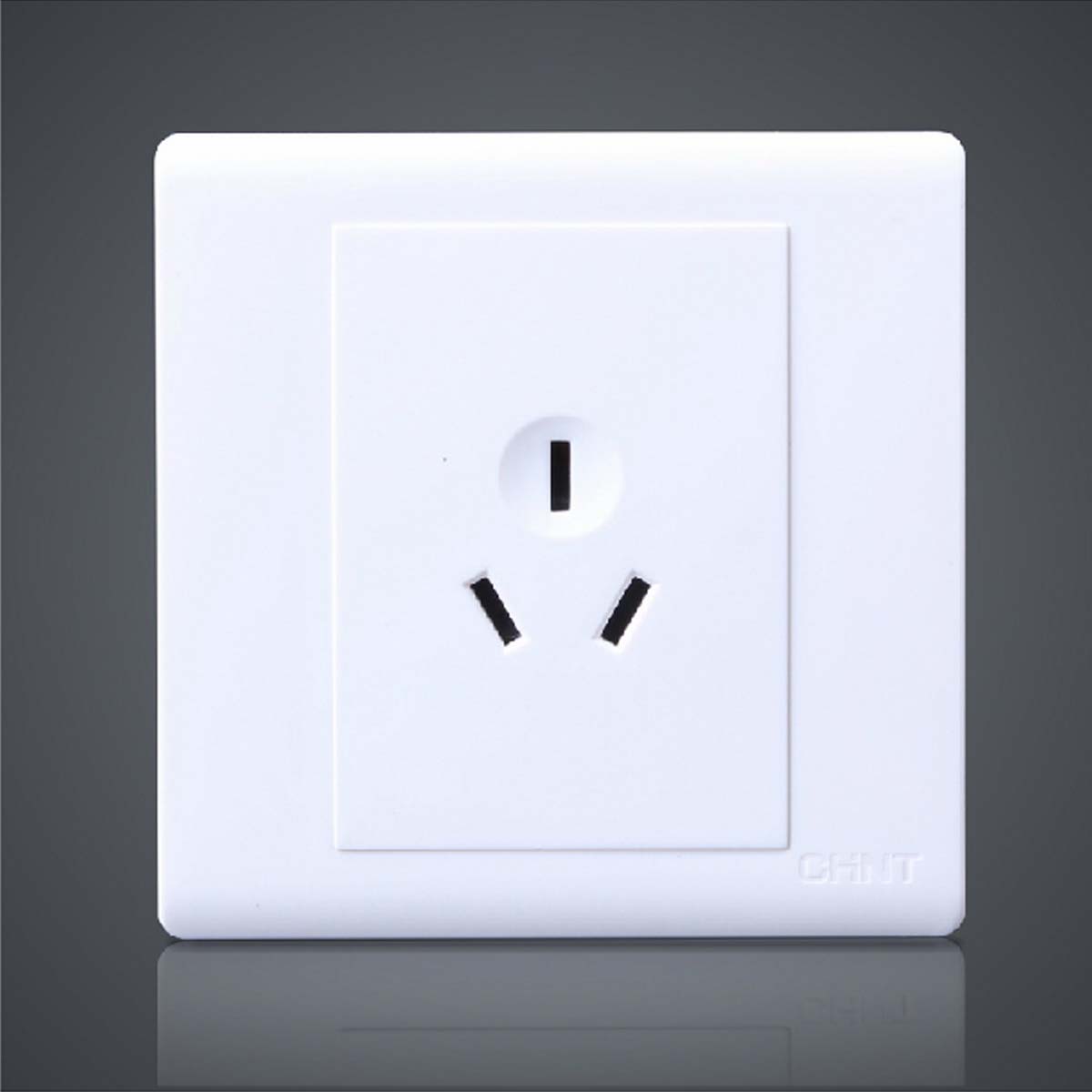 Zhengtai 10A Three-hole Socket Three-plug Panel 86 Power Socket Panel Switch Socket NEW7D