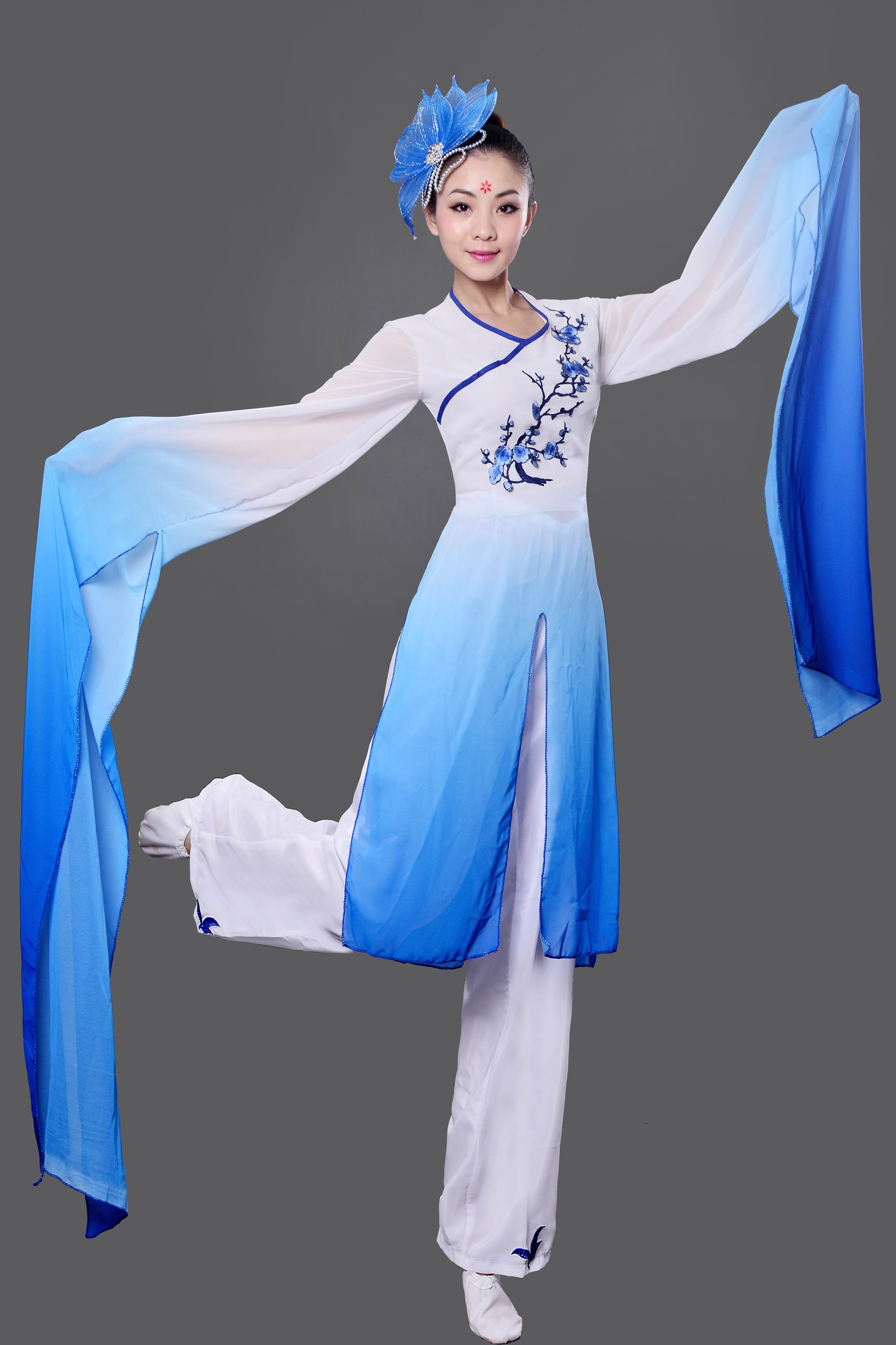 2016 new collection of Vivian dance costumes Water sleeves to serve Chang'e Moon Classical Dance stage Fashion women Costume Adults