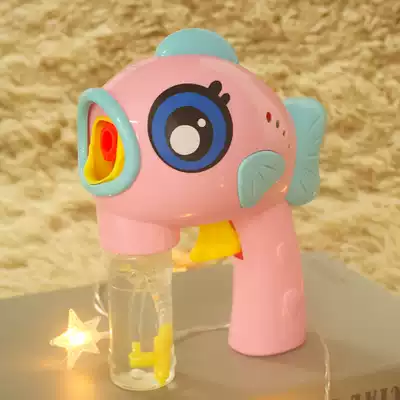 Bubble machine manual without battery Bubble gun children do not leak with bubble water refill device Photo with the same toy