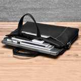 Сумка, вместительный и большой бизнес-ноутбук на одно плечо, из натуральной кожи, бизнес-версия