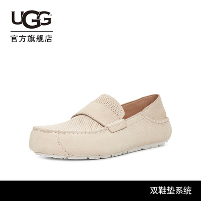 UGG春夏新款男士单鞋休闲舒适商务一脚蹬乐福鞋 1108016
