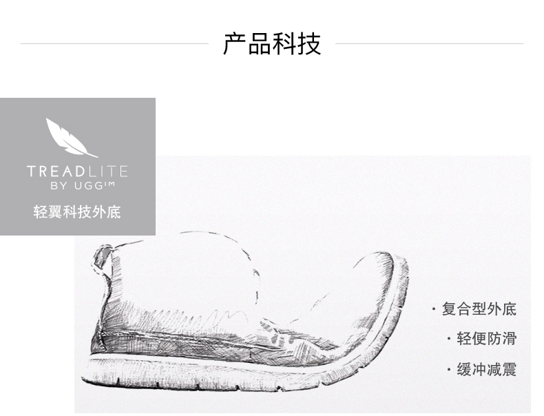 UGG 2020秋冬新款 女士 17mm羊毛 皮毛一体雪地靴 图4