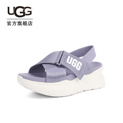 UGG2021春夏新款女士凉鞋可调节魔术贴平底凉鞋明星同款 1117354