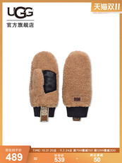 Перчатки ugg2023冬季女士配件舒适饰有徽标款保暖绒连指手套 21631