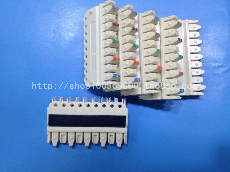 Hot sale 4 pairs of 5 pairs of plug blocks 110 4 pairs of connection blocks 5 pairs of connection blocks Jumper frame module 110 plug blocks 110 modules