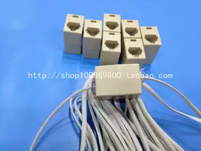 Telephone line extension terminal Telephone straight-through head RJ11 straight-through head Telephone line docking head