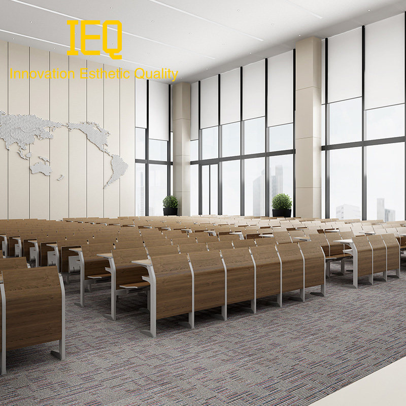 IEQ School Ladder Classroom Desks And Chairs University Class Report Hall United Rows Chairs Large Conference Room Seats