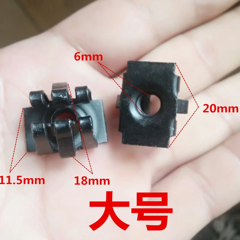 Thích hợp cho xe Trung Quốc V3 cản trước clip biển số xe sửa chữa vít cơ sở V3 trước cản trước đặc biệt tấm giấy phép khóa - Sửa đổi ô tô