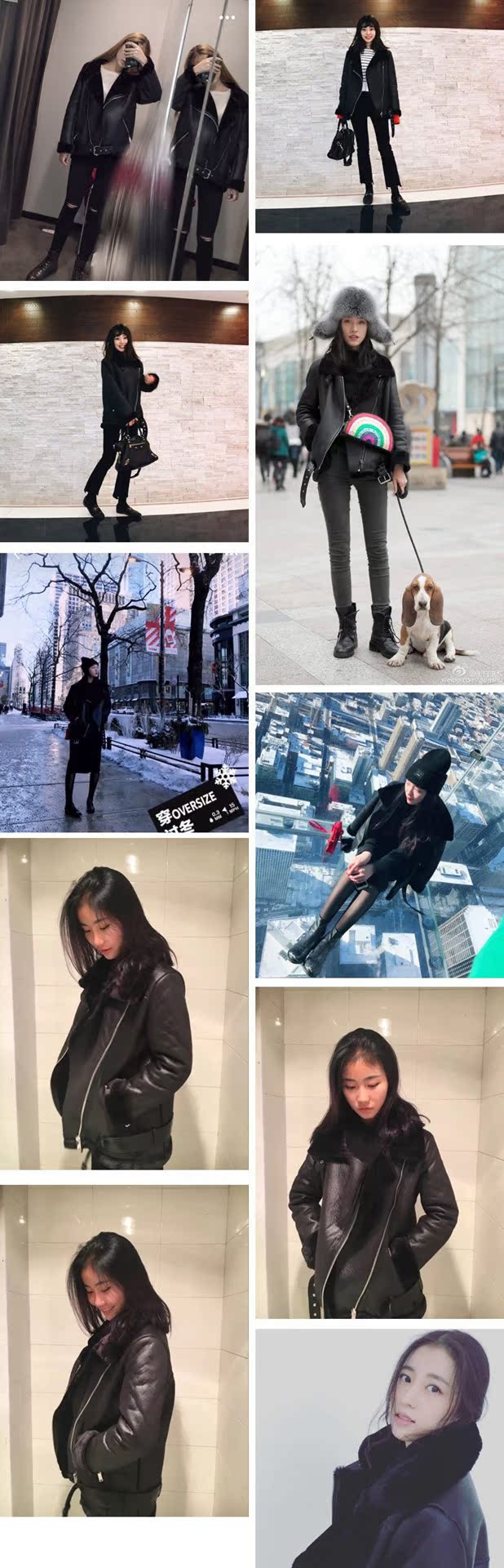 Quần áo xe máy nữ mùa đông PU áo khoác da 2018 mùa đông mới BF da cộng với nhung dày lỏng lẻo lông ngắn ao da
