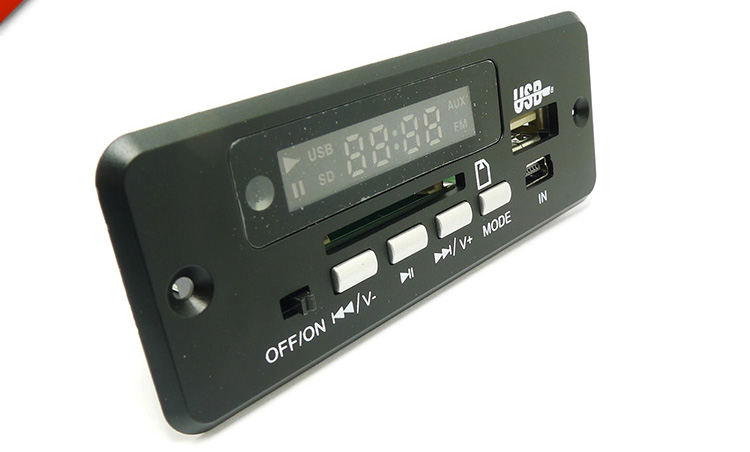 Bộ giải mã MP3 Bộ khuếch đại chuyển đổi âm thanh Bộ giải mã MP3 âm thanh xe hơi 12 volt stereo Máy nghe nhạc MP3 - Trình phát TV thông minh củ phát wifi 2 râu