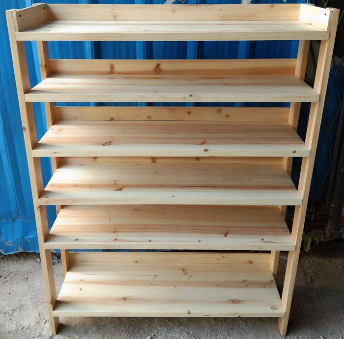Solid wood shoe rack multi-layer storage put shoe rack wall simple assembly into the door shoe rack factory direct sales custom M025
