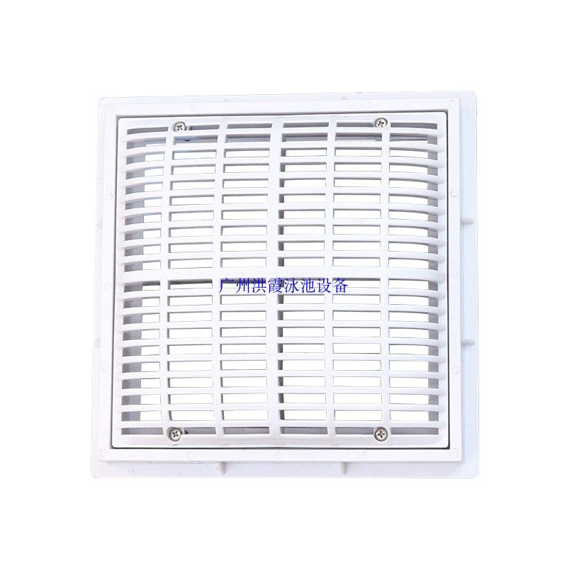 Swimming pool arch surface main drain pool bottom anti-vortex arc square main drainer bottom drainer