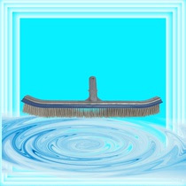 19 inch 304 stainless steel swimming landscape pool bottom pool wall wire brush cleaning equipment moss cleaning brush