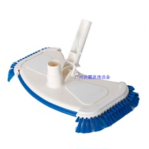 Swimming pool suction pool head suction stainer blue white clean suction dirt suction head with bottom brush with side brush suction sewage head fish pool