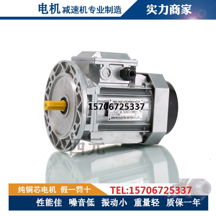 ys series 90 120W 180W 0 25KW 1 5KW 2 23kw Three-phase asynchronous aluminum shell copper core motor