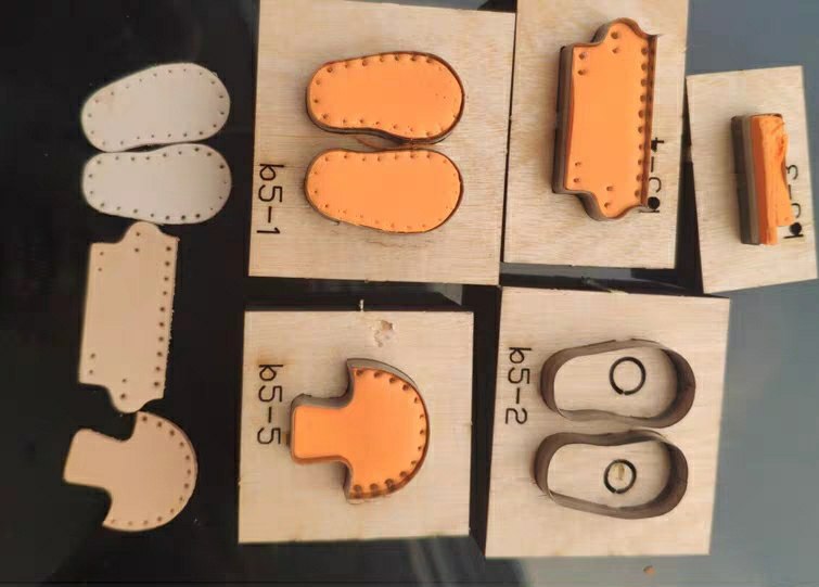 Handmade leather knife die leather knife die laser knife die set to OB11 AZ side buckle small leather boot knife die