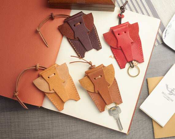 Handmade leather knife mold leather knife mold laser knife mold custom small elephant key bag knife mold S41 - Taobao