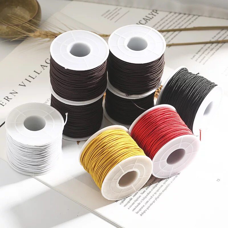 Thread wrapping core hand stringing string rope elastic cord string bead rope Beads Rope Hand Refining Thread Leather Fascia Wear of Buddha beads Thread Play Rope