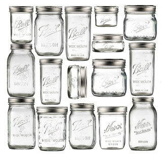Sealed jar popular American glass mason jar