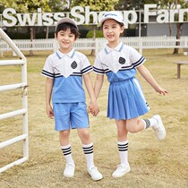 Kindergarten uniform English style foreign style primary school uniform summer graduation photo class uniform college summer uniform children's school uniform